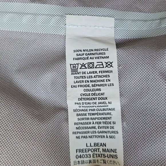 L.L. Bean Burgundy Trail Model Rain Jacket Size XL - Picture 1 of 14